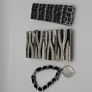 Black and White Bracelets - lot of three